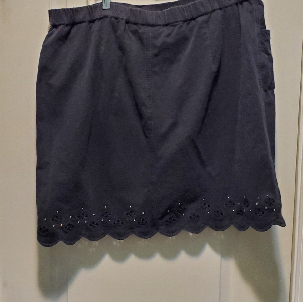 Quaker factory dream jeans skort
